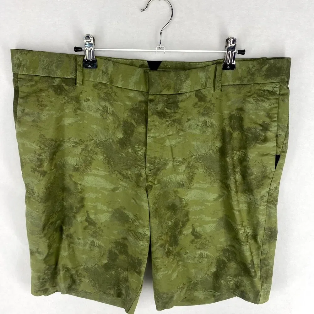 Nike Golf Shorts Green‎ Color Dri-Fit Modern Fit Mens Size 38